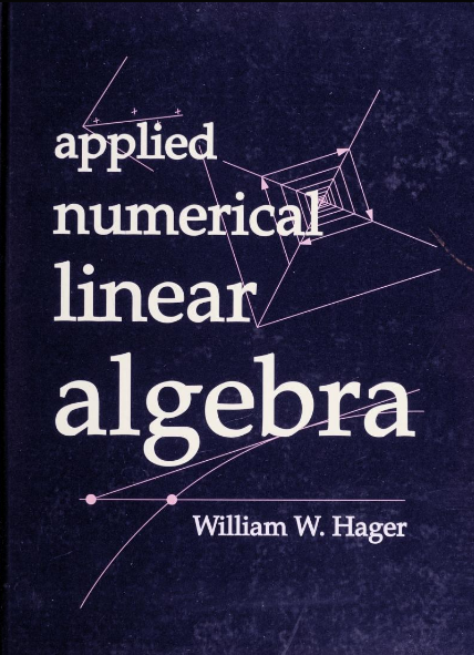 Applied Numerical Linear Algebra BY Hager - Scanned Pdf